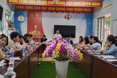 Họp hội đồng  sư phạm trường Nguyễn Bỉnh Khiêm 2026 – 2027